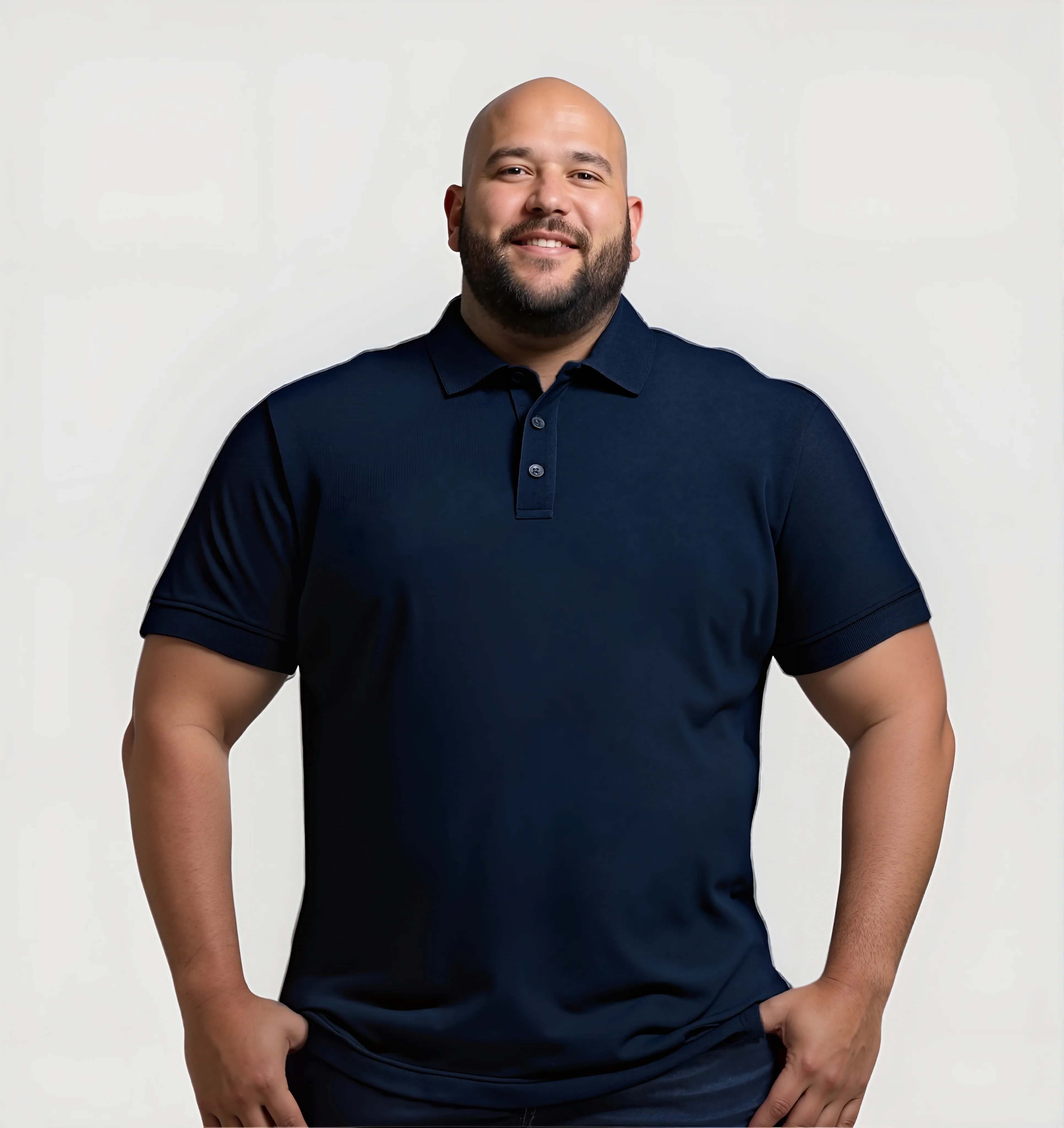 Pack da 6 Polo - Blu navy - Image 4