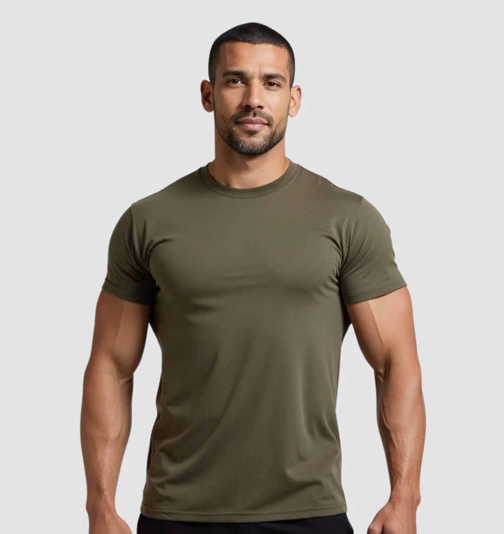 La T-shirt Tech - Kaki - Image 3