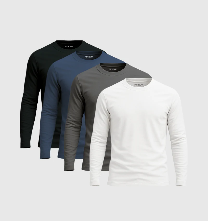Pack da 4 Maniche Lunghe - Essentiel