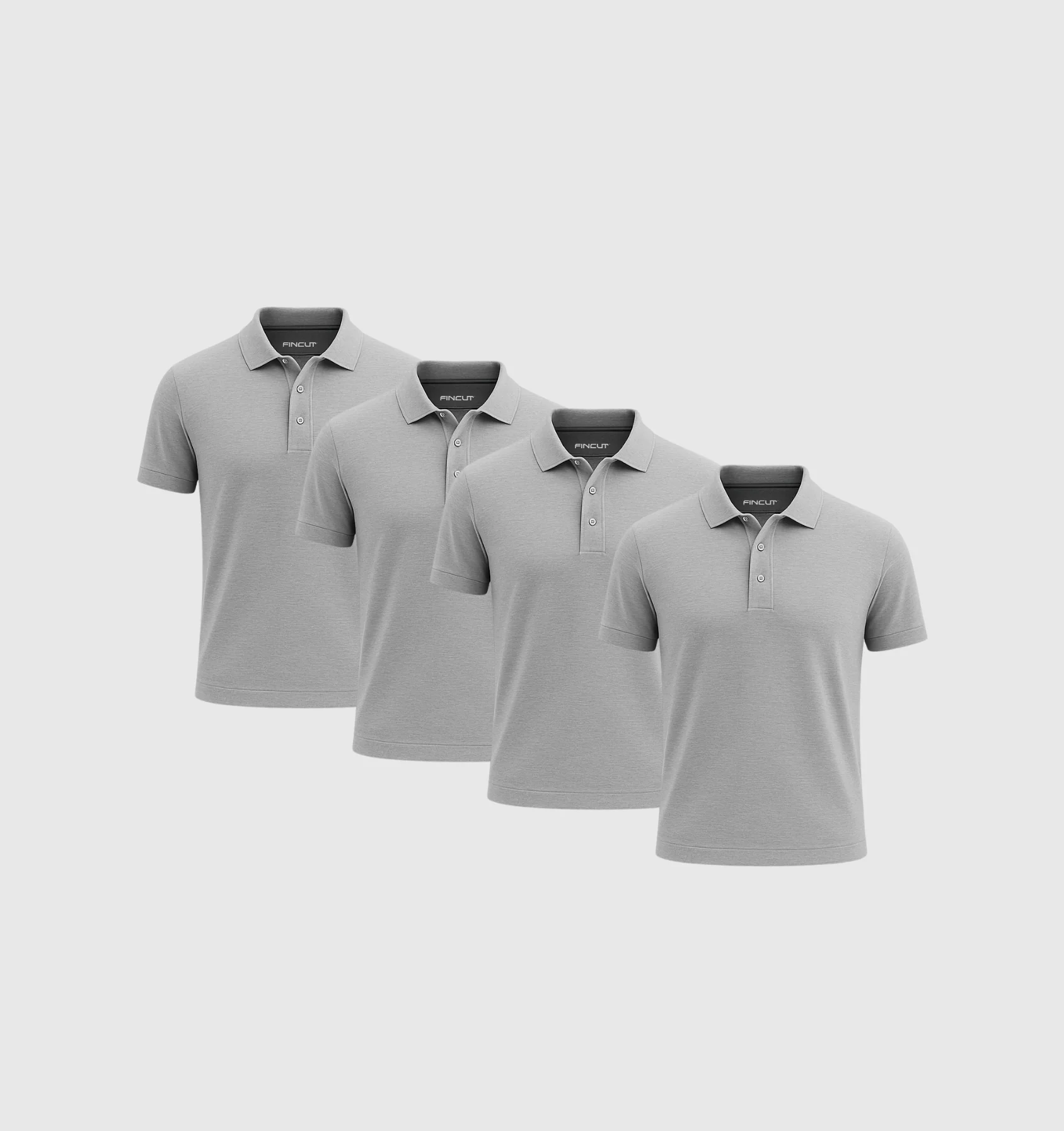 Pack da 4 Polo - Grigio